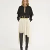 Blusa capa en georgette de seda