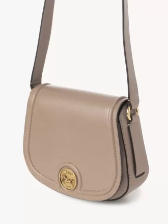Bolsa de sillín Horse Medal en piel granulada