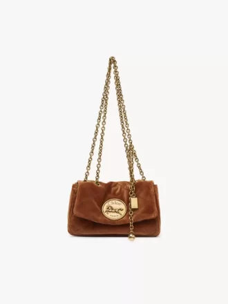 Bolso bandolera pequeño Chloé Heritage de terciopelo