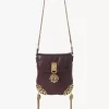 Bolso con solapa y cadena Château Treasures en piel granulada Bolso con solapa y cadena Château Treasures en piel granulada