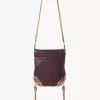Bolso con solapa y cadena Château Treasures en piel granulada Bolso con solapa y cadena Château Treasures en piel granulada