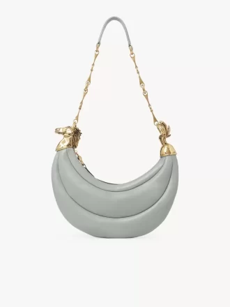Bolso de hombro Chain Horse en piel granulada