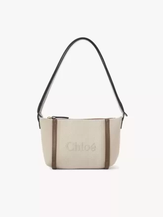 Bolso de hombro Chloé Carry en lona