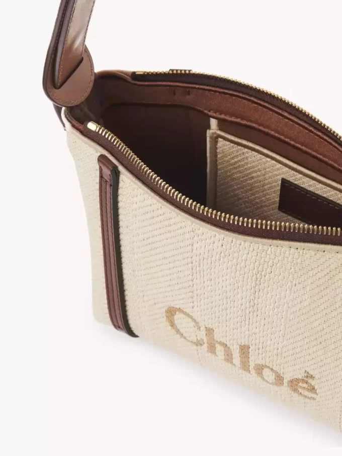 Bolso de hombro Chloé Carry en rafia Bolso de hombro Chloé Carry en rafia