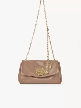 Bolso de hombro Chloé Heritage en piel granulada