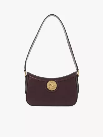 Bolso de hombro Horse Medal en piel granulada
