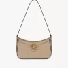 Bolso de hombro Horse Medal en piel granulada