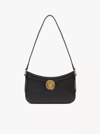 Bolso de hombro Horse Medal en piel granulada