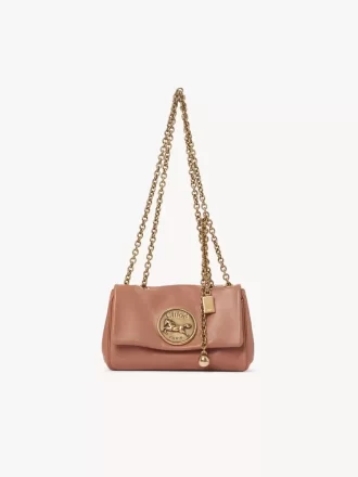 Bolso de hombro pequeño Chloé Heritage de piel granulada