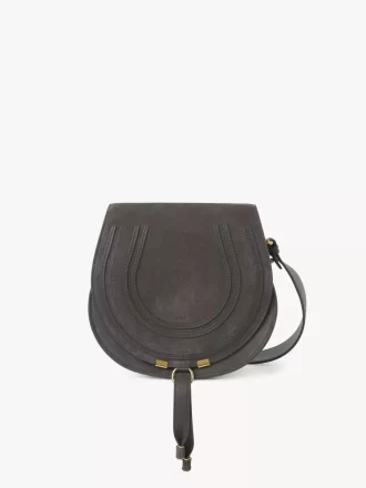 Bolso de sillín Marcie en piel de ante