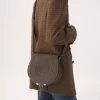 Bolso de sillín Marcie en piel de ante