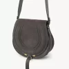 Bolso de sillín Marcie en piel de ante