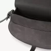 Bolso de sillín Marcie en piel de ante