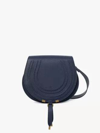 Bolso de sillín Marcie en piel granulada