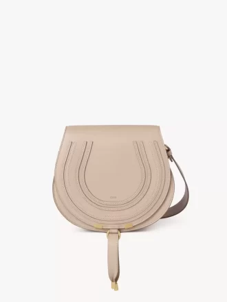 Bolso de sillín Marcie en piel granulada