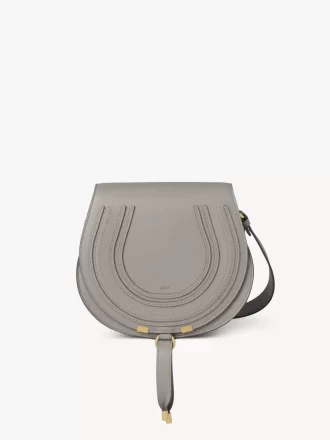 Bolso de sillín Marcie en piel granulada