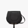 Bolso de sillín Marcie en piel granulada Bolso de sillín Marcie en piel granulada