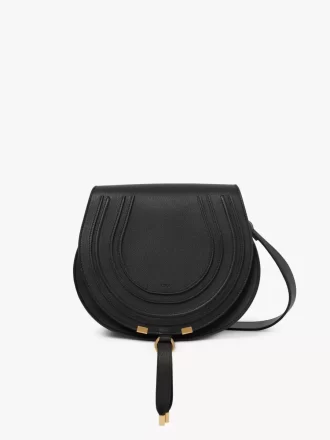 Bolso de sillín Marcie en piel granulada