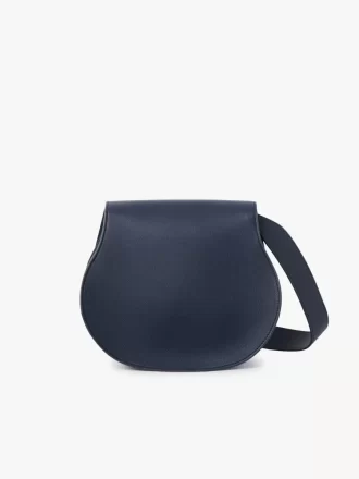 Bolso de sillín Marcie en piel granulada