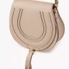 Bolso de sillín Marcie en piel granulada Bolso de sillín Marcie en piel granulada