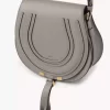 Bolso de sillín Marcie en piel granulada Bolso de sillín Marcie en piel granulada