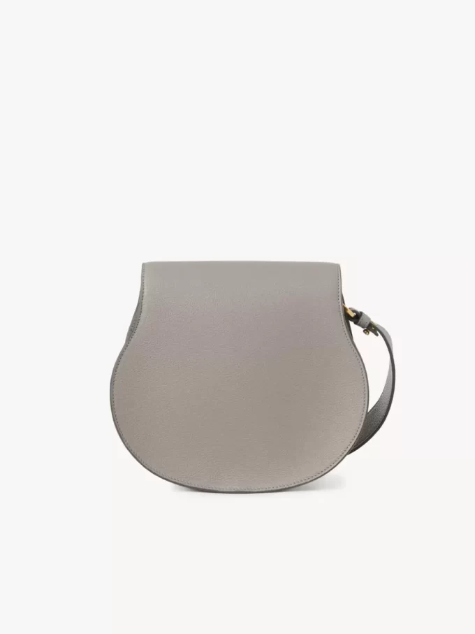 Bolso de sillín Marcie en piel granulada Bolso de sillín Marcie en piel granulada