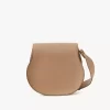 Bolso de sillín Marcie en piel granulada Bolso de sillín Marcie en piel granulada