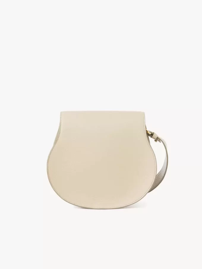 Bolso de sillín Marcie en piel granulada Bolso de sillín Marcie en piel granulada