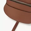 Bolso de sillín Marcie en piel granulada Bolso de sillín Marcie en piel granulada