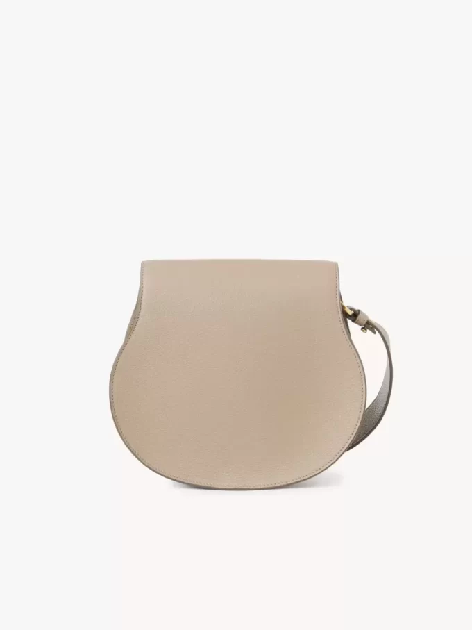 Bolso de sillín Marcie en piel granulada Bolso de sillín Marcie en piel granulada