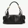 Bolso grande para cámara en piel brillante Bolso grande para cámara en piel brillante