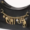 Bolso hobo Chloé Charms de piel brillante Bolso hobo Chloé Charms de piel brillante