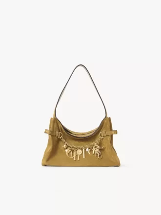 Bolso hobo Chloé Charms en piel de ante