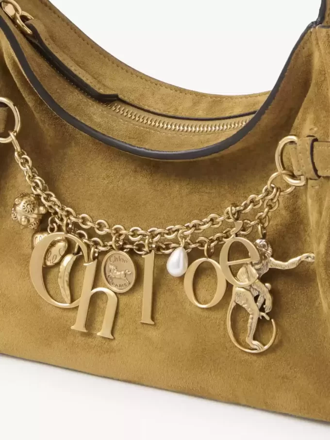 Bolso hobo Chloé Charms en piel de ante Bolso hobo Chloé Charms en piel de ante