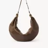 Bolso Hobo de pulsera grande en piel granulada Bolso Hobo de pulsera grande en piel granulada