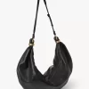 Bolso Hobo de pulsera grande en piel granulada Bolso Hobo de pulsera grande en piel granulada