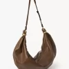 Bolso Hobo de pulsera grande en piel granulada Bolso Hobo de pulsera grande en piel granulada