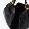 Bolso Hobo de pulsera grande en piel granulada Bolso Hobo de pulsera grande en piel granulada