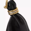 Bolso Hobo de pulsera grande en piel granulada Bolso Hobo de pulsera grande en piel granulada