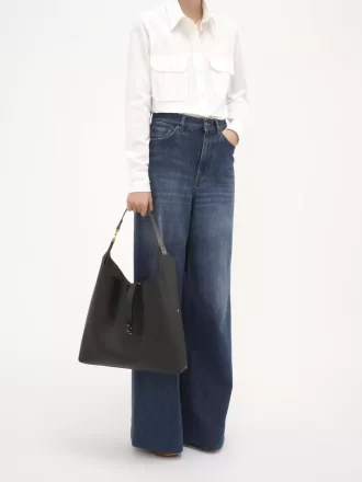 Bolso hobo Marcie en piel granulada