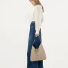 Bolso hobo Marcie en piel granulada