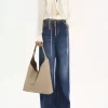 Bolso hobo Marcie en piel granulada