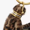 Bolso hobo Mini Bracelet de piel de oveja con estampado de leopardo Bolso hobo Mini Bracelet de piel de oveja con estampado de leopardo