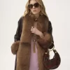 Bolso hobo mini pulsera en piel de ante y piel de serpiente Bolso hobo mini pulsera en piel de ante y piel de serpiente
