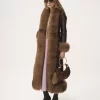 Bolso hobo mini pulsera en piel de ante y piel de serpiente Bolso hobo mini pulsera en piel de ante y piel de serpiente