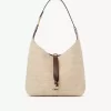 Bolso hobo pequeño Marcie en fibras efecto rafia