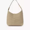 Bolso hobo pequeño Marcie en fibras efecto rafia