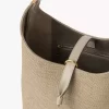 Bolso hobo pequeño Marcie en fibras efecto rafia