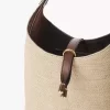 Bolso hobo pequeño Marcie en fibras efecto rafia