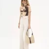 Bolso hobo pequeño Marcie en fibras efecto rafia
